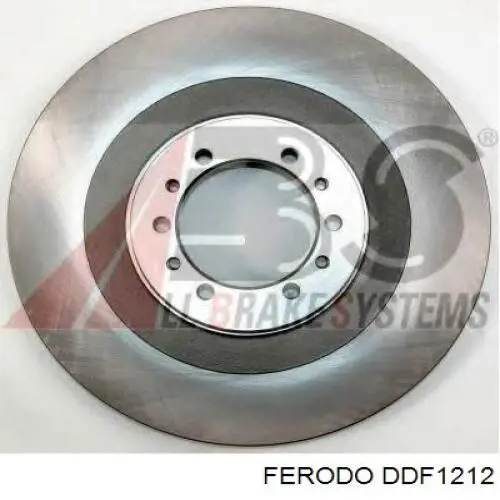 DDF1212 Ferodo disco de freno delantero