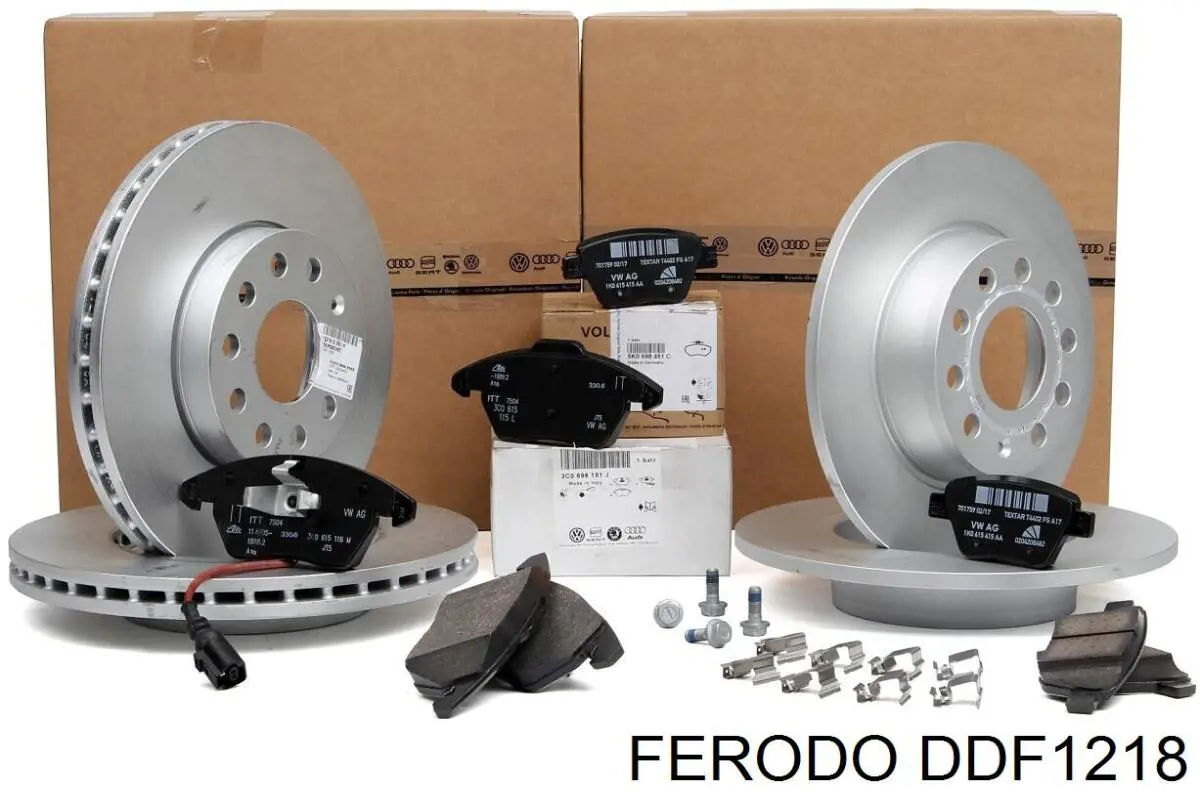 Freno de disco delantero Volkswagen Caddy 2 9K9