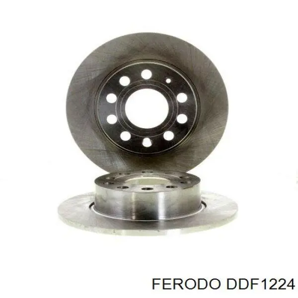 DDF1224 Ferodo disco de freno trasero