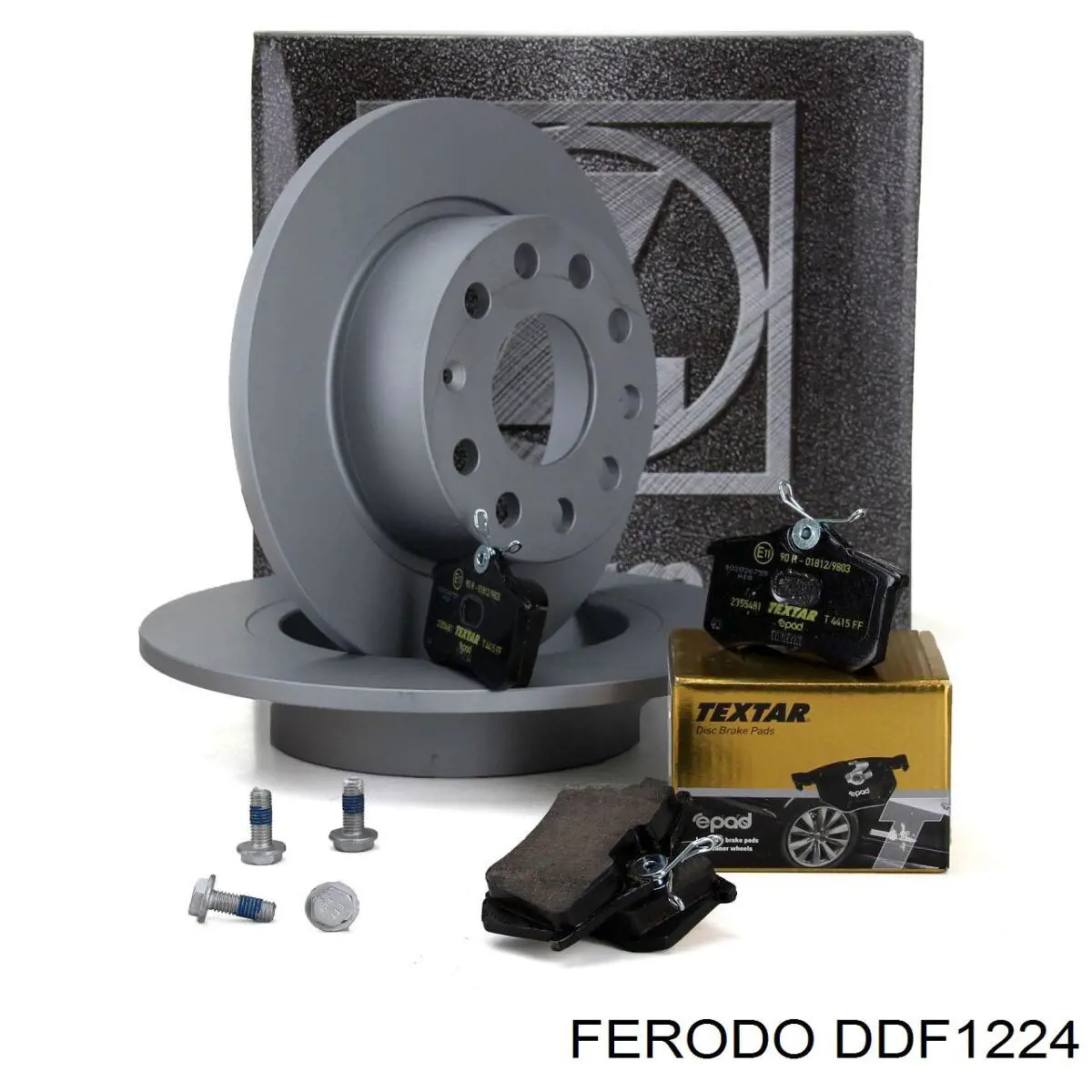 DDF1224 Ferodo Freno de disco trasero