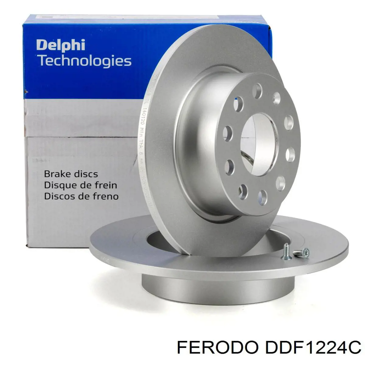 Disco de freno trasero Ferodo DDF1224C precio, desde 27,10 EUR