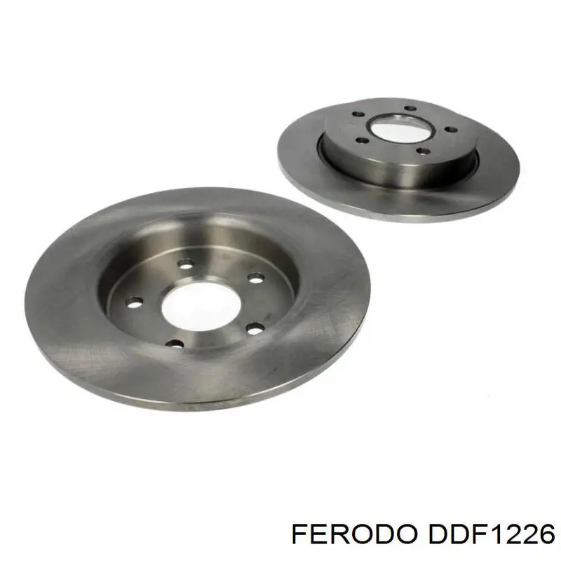 DDF1226 Ferodo disco de freno trasero