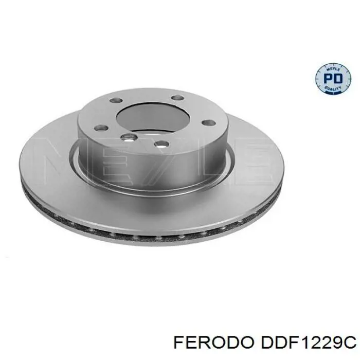 DDF1229C Ferodo disco de freno delantero