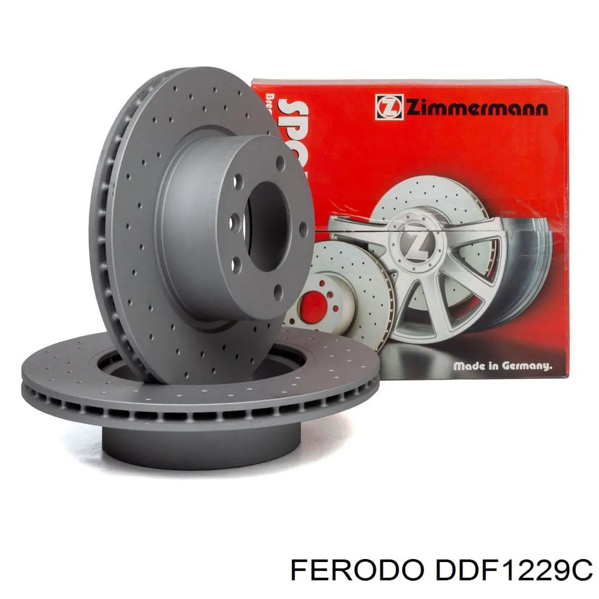 Disco de freno delantero Ferodo DDF1229C