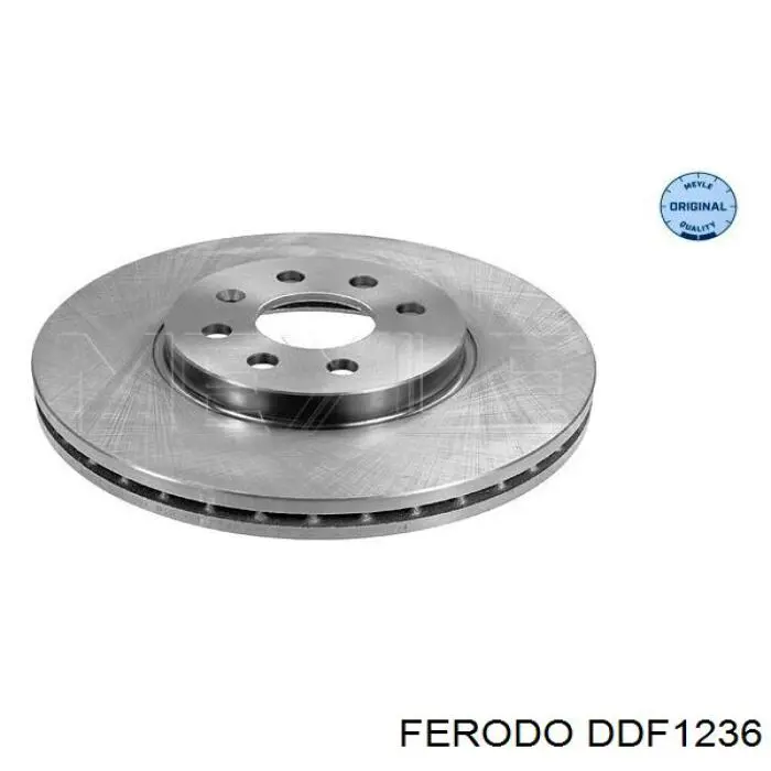 DDF1236 Ferodo disco de freno delantero