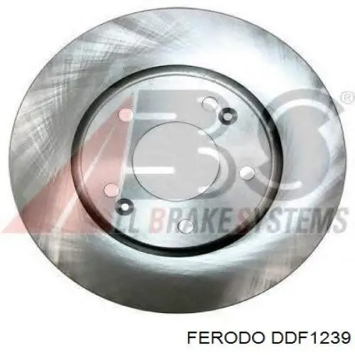 DDF1239 Ferodo disco de freno delantero