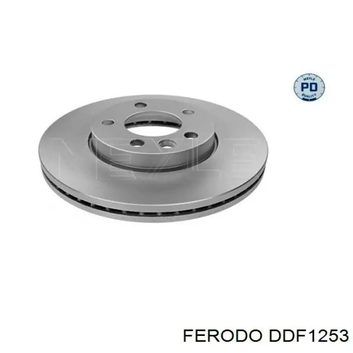 DDF1253 Ferodo disco de freno delantero
