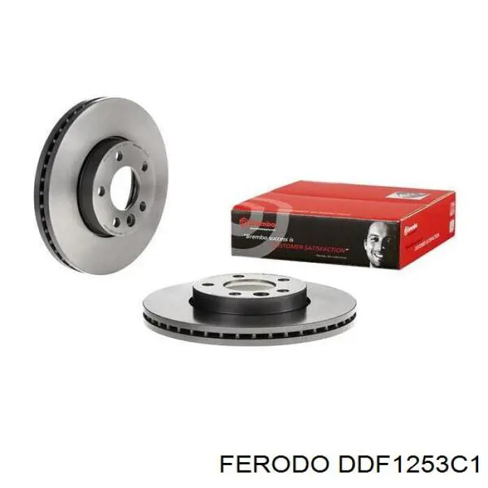 Comprar DDF1253C1 Ferodo Freno de disco delantero