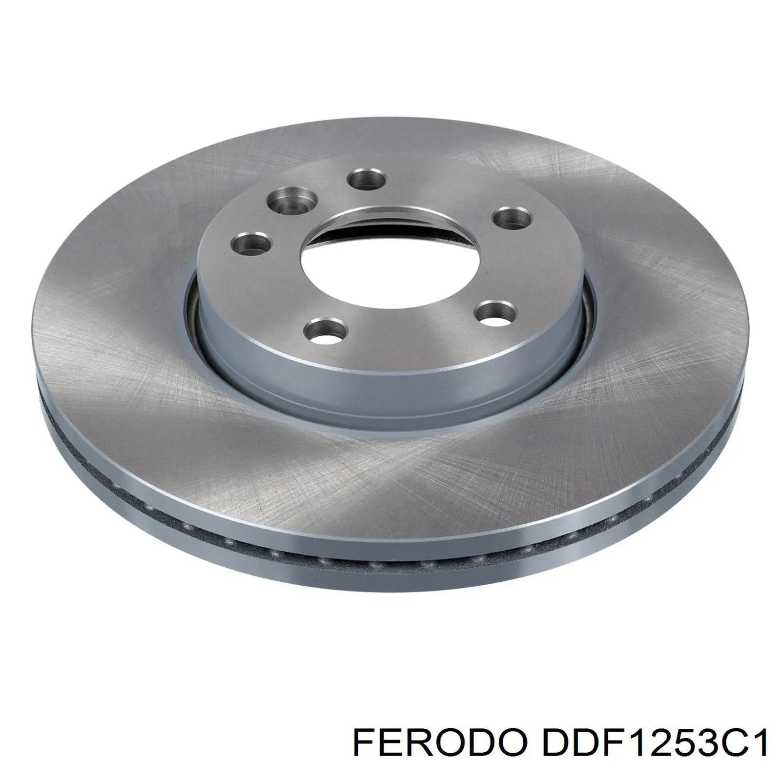 Disco de freno DDF1253C1 Ferodo