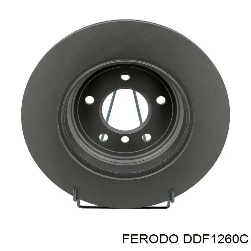 DDF1260C Ferodo disco de freno trasero