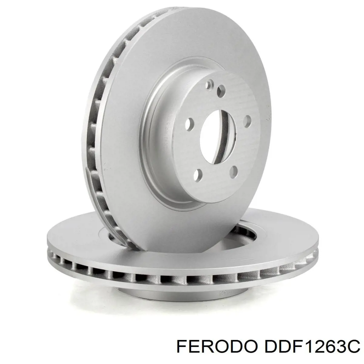 DDF1263C Ferodo disco de freno delantero