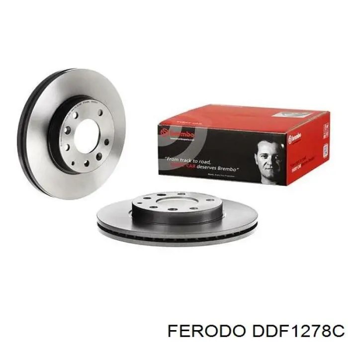 Disco de freno DDF1278C Ferodo