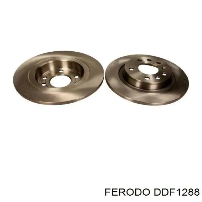 DDF1288 Ferodo disco de freno trasero