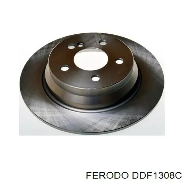 Disco de freno trasero DDF1308C Ferodo
