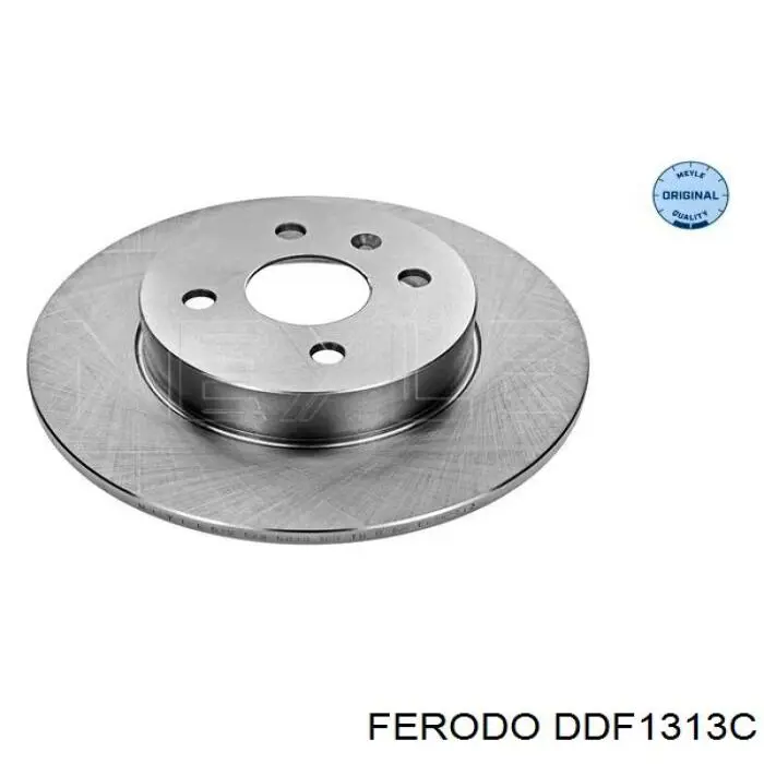 DDF1313C Ferodo disco de freno trasero