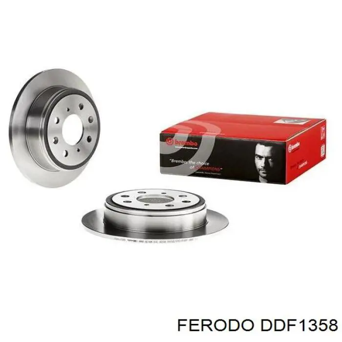 DDF1358 Ferodo disco de freno trasero