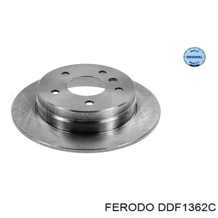 DDF1362C Ferodo disco de freno trasero