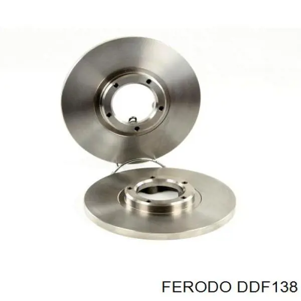 DDF138 Ferodo disco de freno delantero