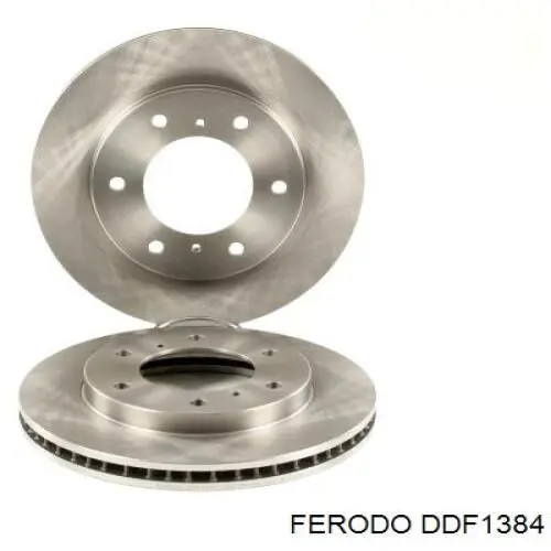 DDF1384 Ferodo disco de freno delantero