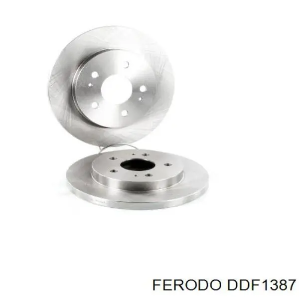 DDF1387 Ferodo disco de freno delantero