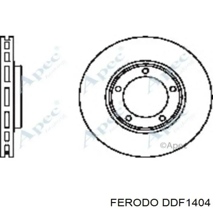 DDF1404 Ferodo Discos