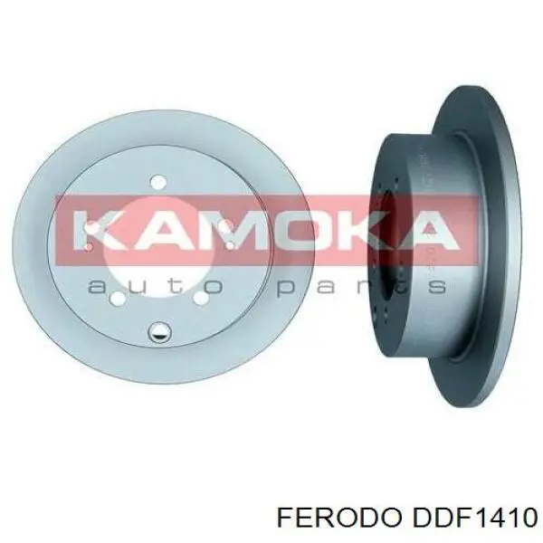 Disco de freno trasero DDF1410 Ferodo