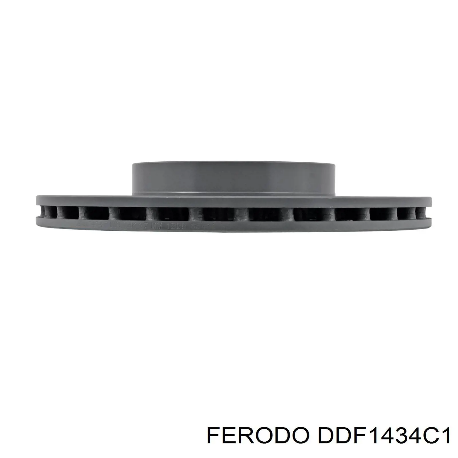 Disco de freno DDF1434C1 Ferodo
