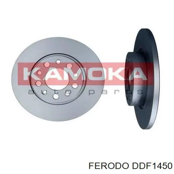 DDF1450 Ferodo disco de freno trasero