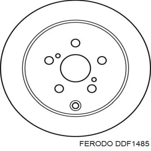 Disco de freno trasero Toyota Prius NHW20