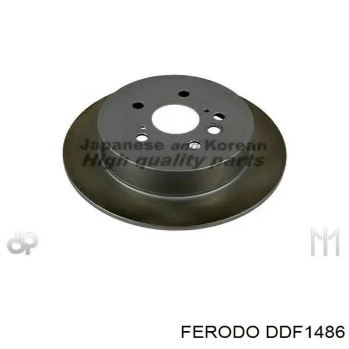 DDF1486 Ferodo disco de freno trasero
