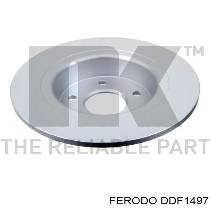 DDF1497 Ferodo disco de freno trasero
