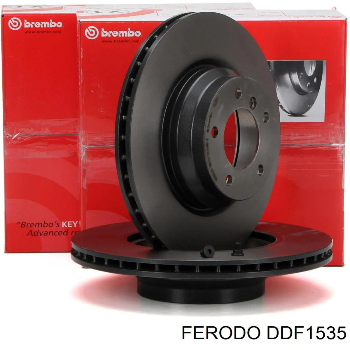 DDF1535 Ferodo disco de freno delantero