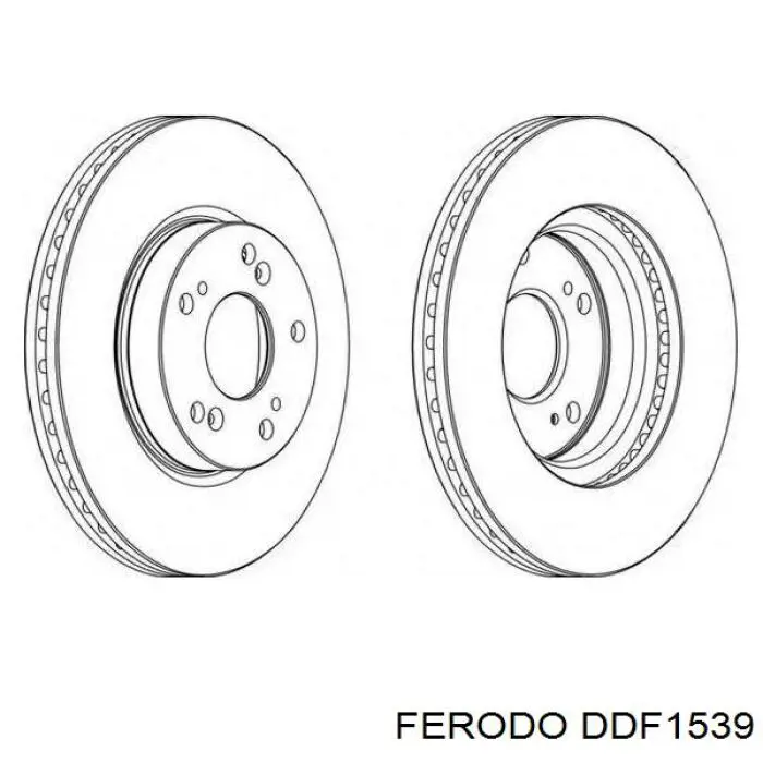 Frenos delanteros Ferodo DDF1539 precio, desde 41,85 EUR