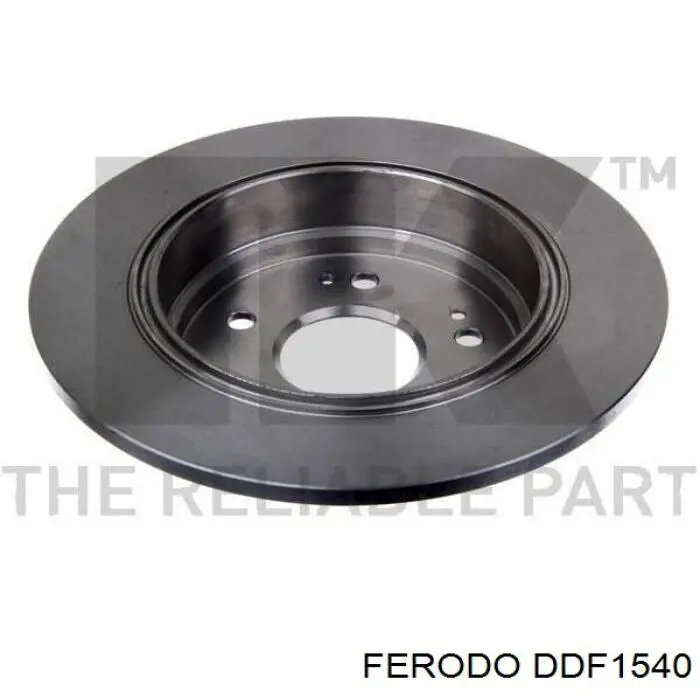 DDF1540 Ferodo disco de freno trasero