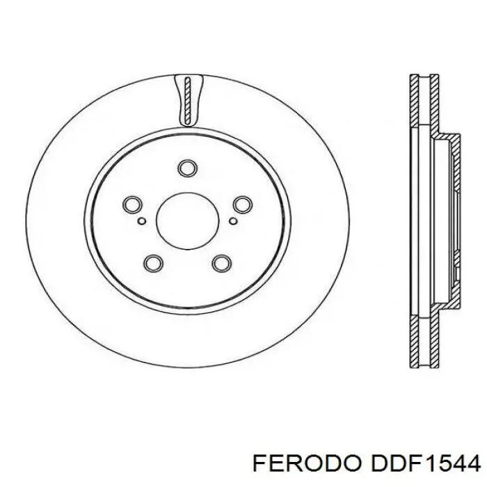 Frenos delanteros Ferodo DDF1544 precio, desde 39,78 EUR