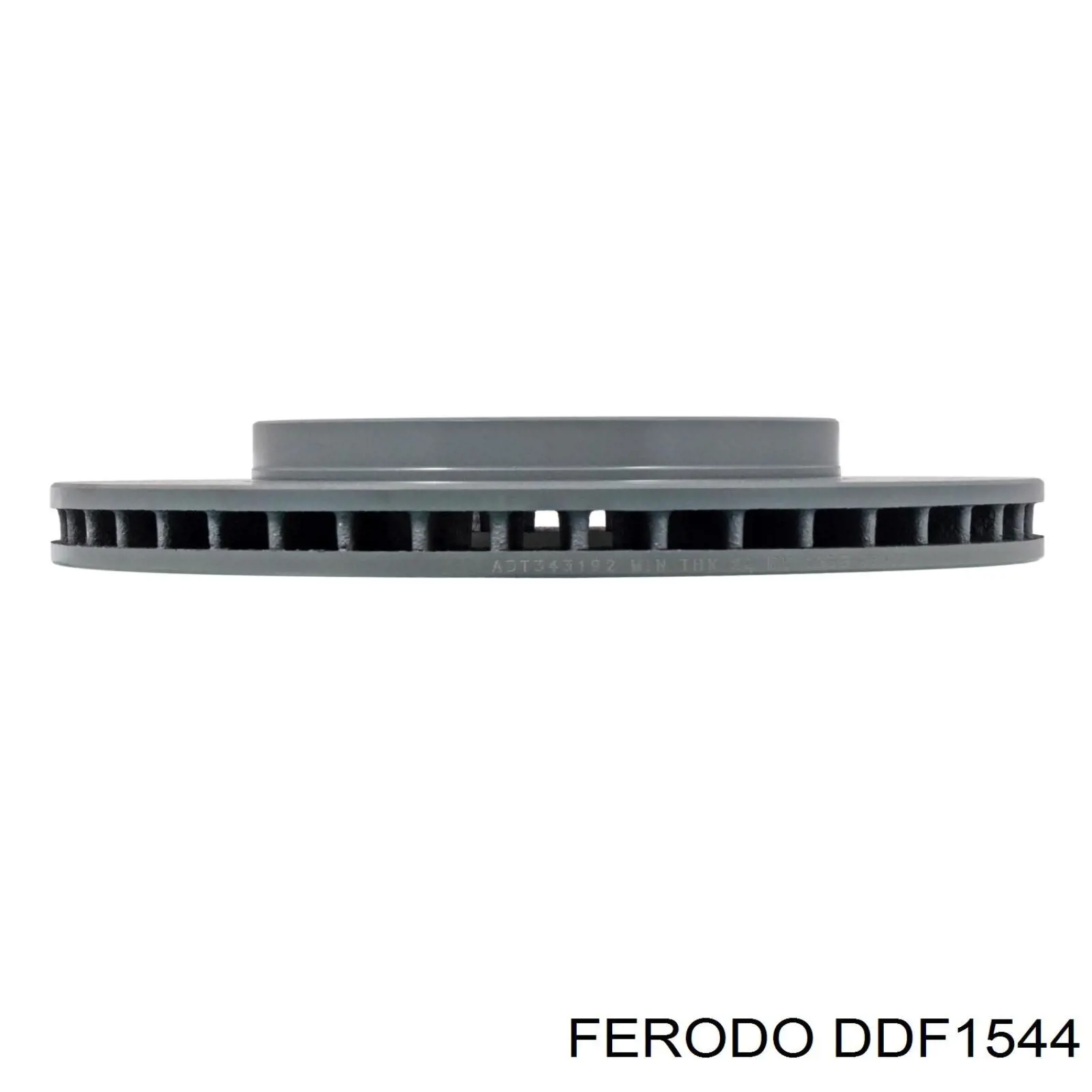 Disco de freno delantero Ferodo DDF1544