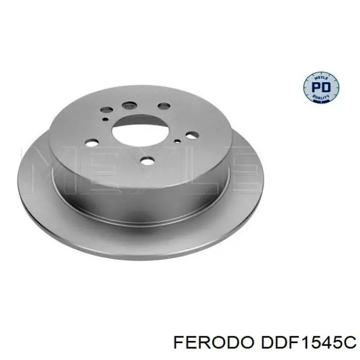 DDF1545C Ferodo disco de freno trasero