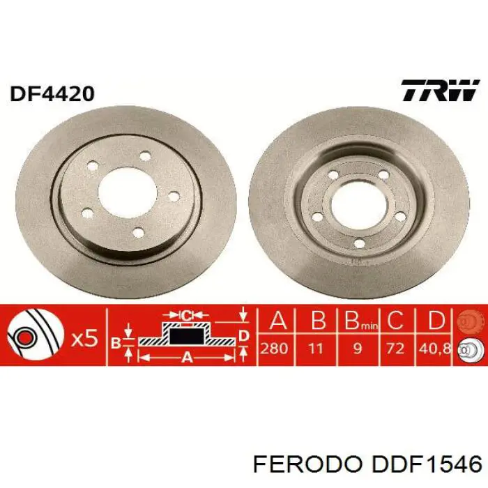 DDF1546 Ferodo