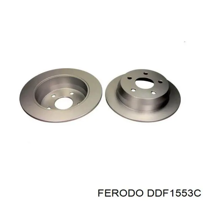 DDF1553C Ferodo disco de freno trasero