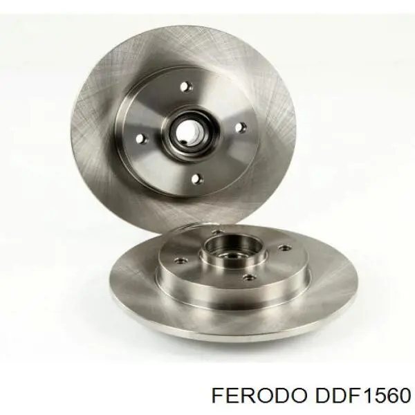 DDF1560 Ferodo disco de freno trasero