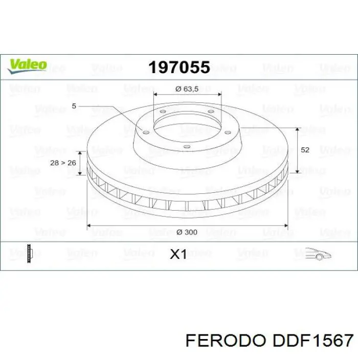 Frenos delanteros Ferodo DDF1567 precio, desde 50,33 EUR