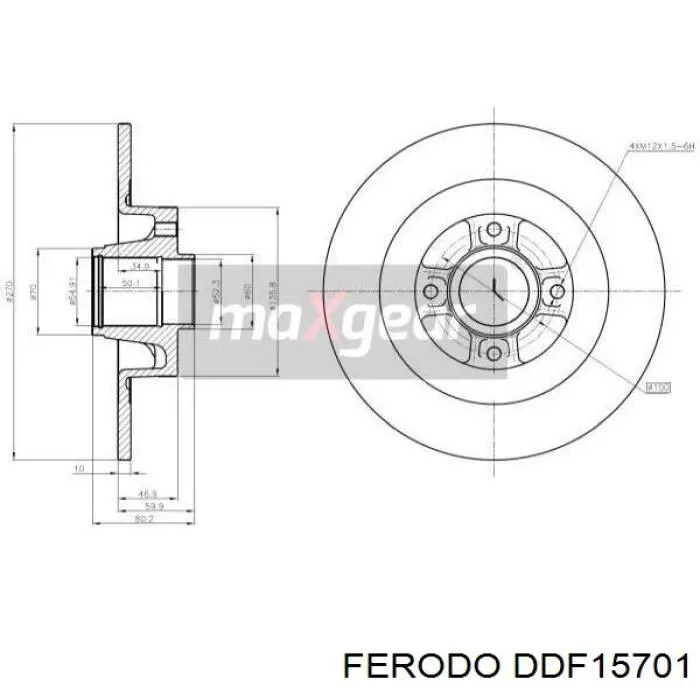 Frenos traseros Ferodo DDF15701