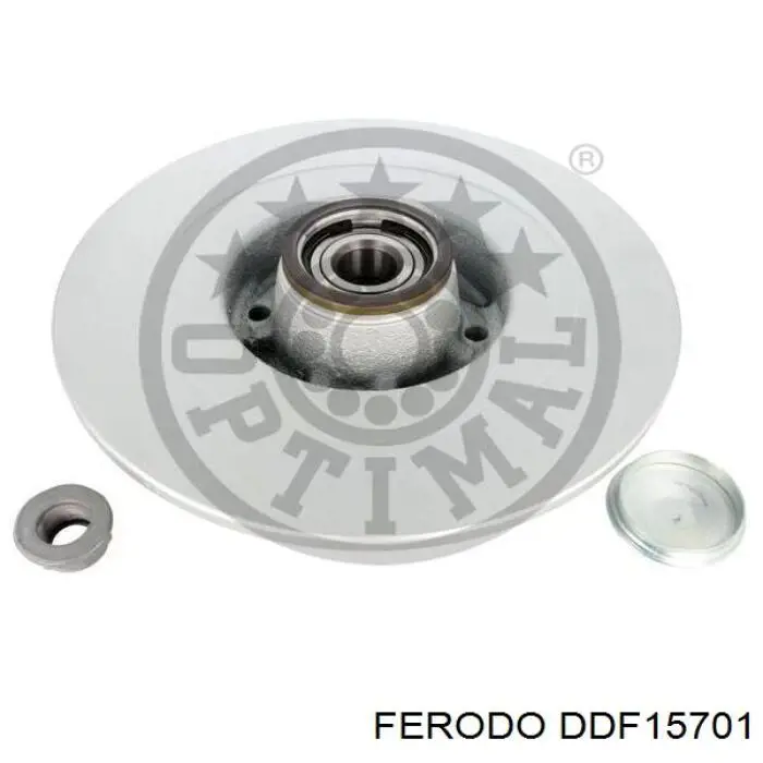 Comprar DDF15701 Ferodo Disco de freno trasero