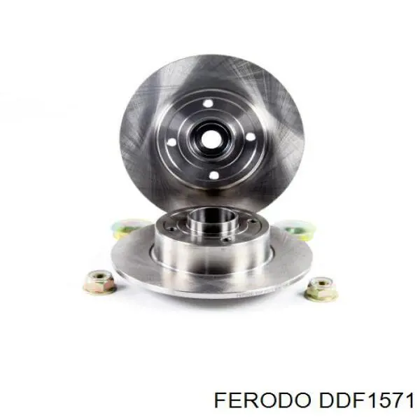 DDF1571 Ferodo disco de freno trasero