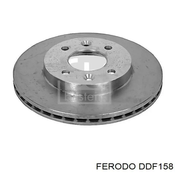 DDF158 Ferodo disco de freno delantero