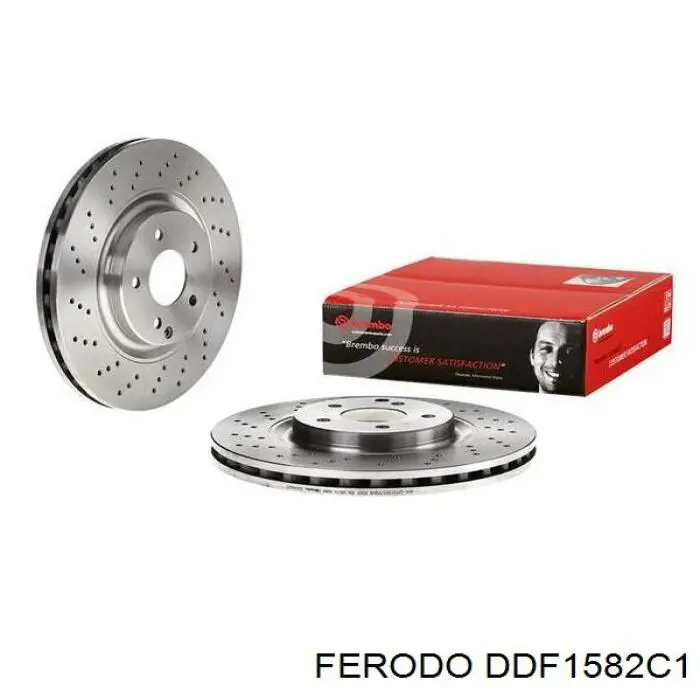 Disco de freno DDF1582C1 Ferodo