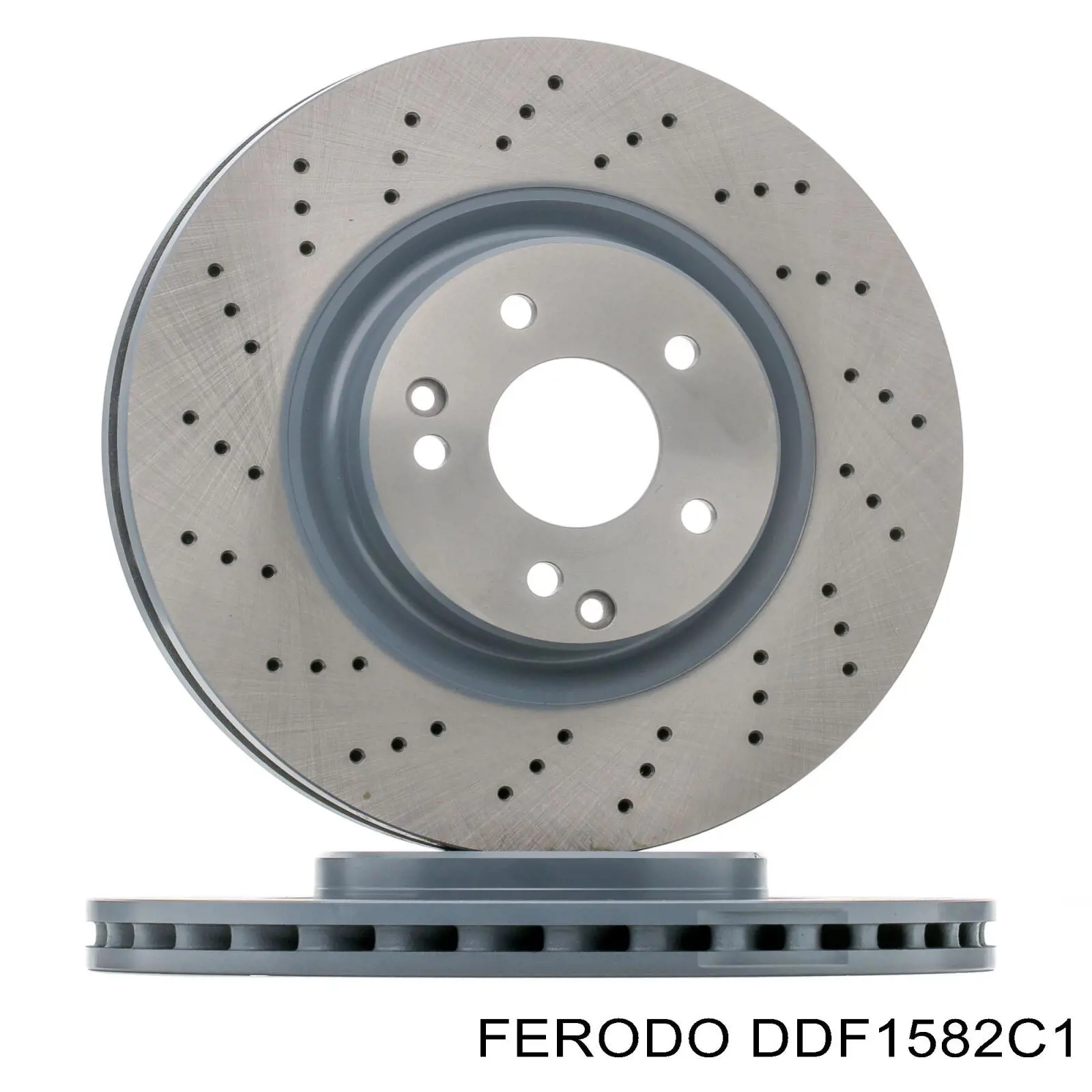 DDF1582C-1 Ferodo disco de freno delantero