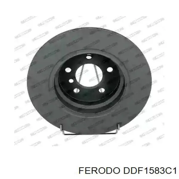 DDF1583C1 Ferodo disco de freno trasero