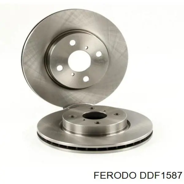 DDF1587 Ferodo disco de freno delantero