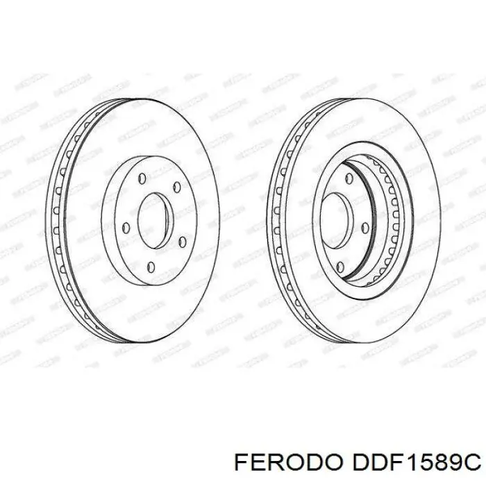 Frenos delanteros Ferodo DDF1589C precio, desde 44,29 EUR
